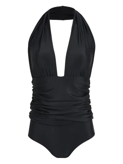 AMIR SLAMA DRAPED SWIMSUIT