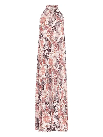 AMIR SLAMA FLORAL-PRINT DRESS