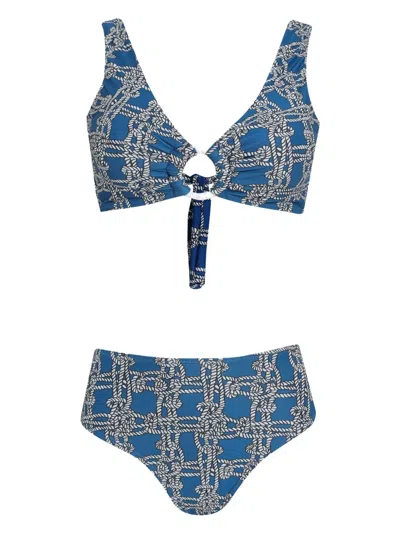 AMIR SLAMA GRAPHIC-PRINT BIKINI