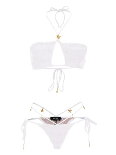 AMIR SLAMA STAR-DETAIL BIKINI SET