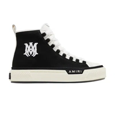 AMIRI AMIRI AMIRI M.A. LOGO COURT HIGH 'BLACK WHITE' | MEN'S SIZE 45