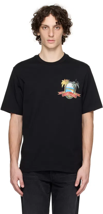 AMIRI BLACK 'AMIRI MA PARADISE' T-SHIRT