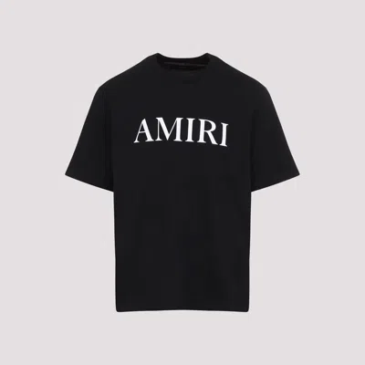 AMIRI AMIRI BLACK COTTON CORE LOGO TEE