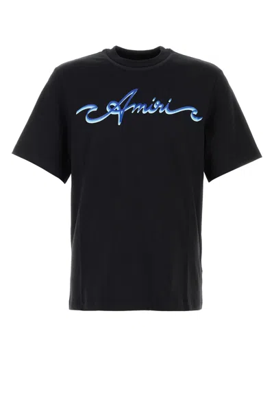 AMIRI BLACK COTTON T-SHIRT