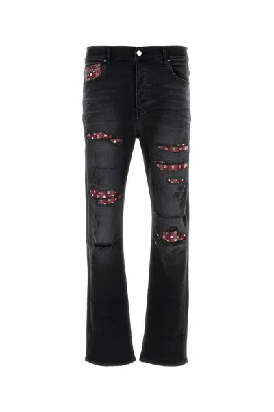 AMIRI BLACK STRETCH DENIM JEANSÂ