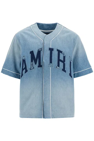 AMIRI CAMICIA BASEBALL SUNFADED