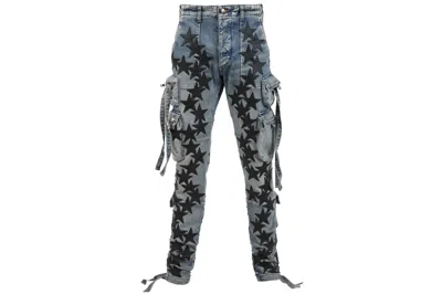 AMIRI AMIRI CHEMIST STAR TACTICAL JEANS CLAY INDIGO