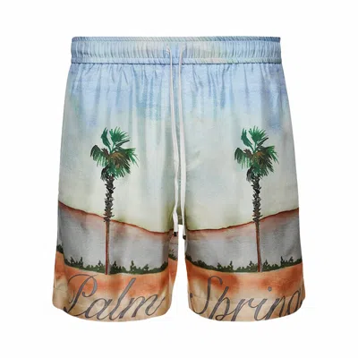 AMIRI AMIRI DINOSAUR SILK SHORTS (WEBSTER EXCLUSIVE) 'MULTICOLOR'