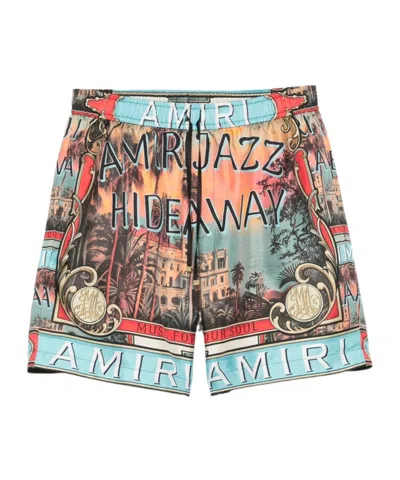 AMIRI ELASTIC WAIST SHORTS