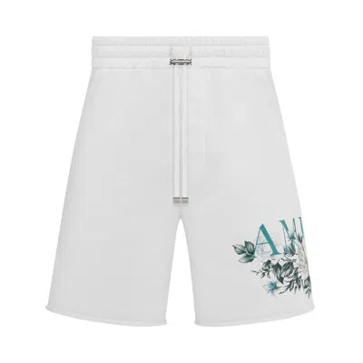 AMIRI AMIRI FLORAL LOGO SHORT 'WHITE'
