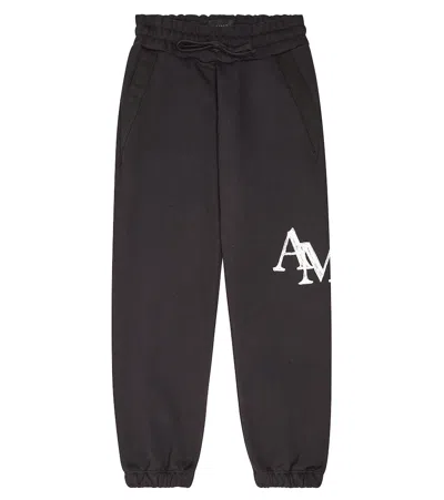 AMIRI LOGO COTTON TERRY SWEATPANTS