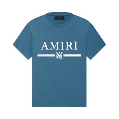 AMIRI AMIRI MA BAR LOGO TEE 'TEAL'