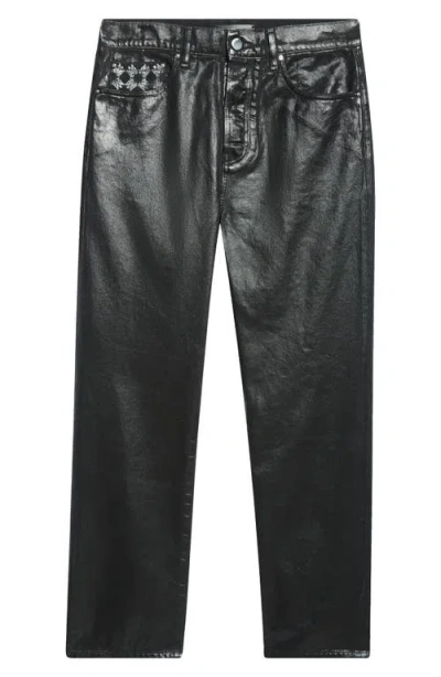 AMIRI AMIRI MA QUAD COATED STRAIGHT LEG JEANS