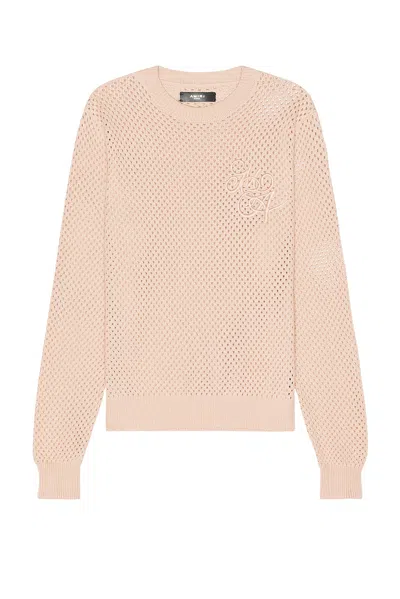 AMIRI MA SWIRL CROTCHET CREWNECK