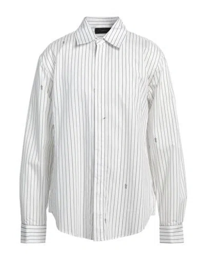 AMIRI AMIRI MAN SHIRT WHITE SIZE 46 COTTON
