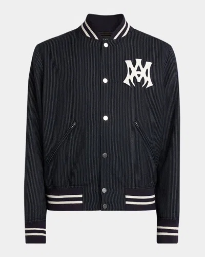 AMIRI MEN'S MA HOLLYWOOD PINSTRIPE BOMBER JACKET