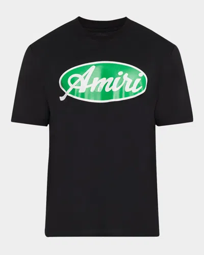 AMIRI MEN'S OVAL LOGO T-SHIRT