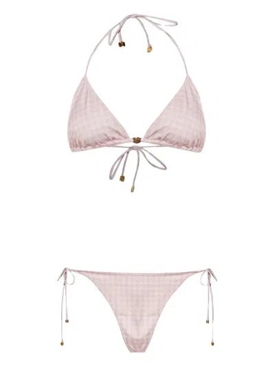 AMIRI MONOGRAM-PRINT BIKINI