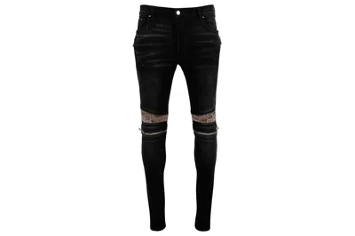 AMIRI AMIRI MX2 BROWN BANDANA JEANS ANTIQUE BLACK