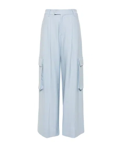 AMIRI PLEATED WIDE-LEG CARGO PANTS