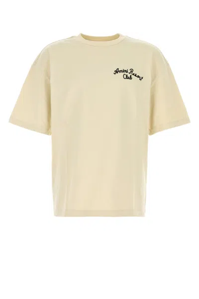 AMIRI SAND COTTON OVERSIZE T-SHIRT