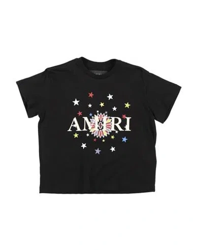 AMIRI AMIRI TODDLER GIRL T-SHIRT BLACK SIZE 6 COTTON
