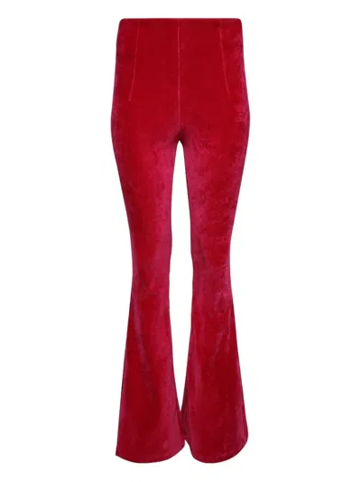 AMIRI VELOUR FLARED PANTS