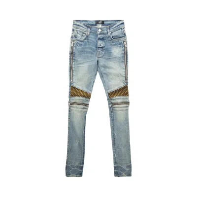 AMIRI AMIRI VELVET PJ MX2 JEAN 'CLAY INDIGO'