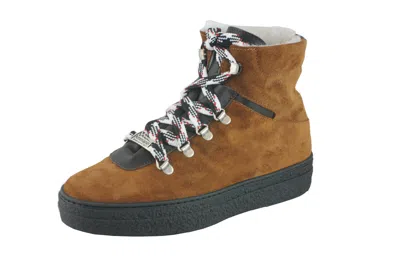 AMMANN AMMANN DAMEN STIEFEL MONACO COGNAC VELOURLEDER LAMMFELLFUTTER GUMMISOHLE