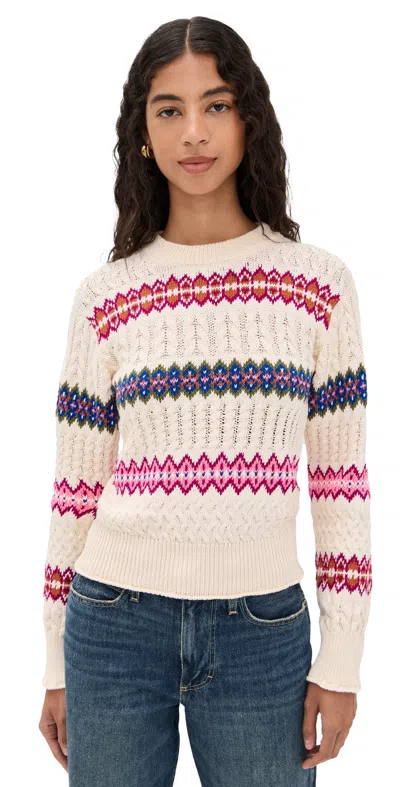AMO JEMMA SWEATER BONE MULTI