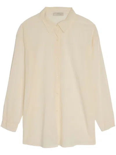 AMOMENTO SHEER COTTON SHIRT