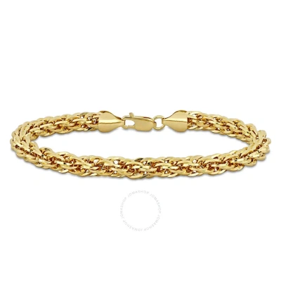 AMOUR AMOUR 6MM INFINITY ROPE CHAIN BRACELET IN 14K YELLOW GOLD