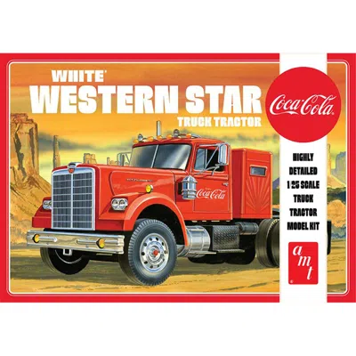 AMT COCA-COLA - WHITE WESTERN STAR SEMI TRACTOR