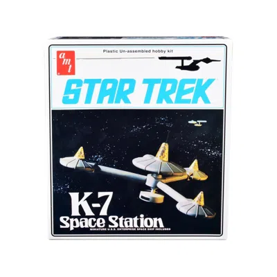 AMT SKILL 2 K-7 SPACE STATION STAR TREK 1966-1969 TV SERIES 1-7600 SCALE MODEL KIT