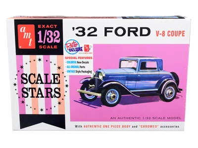AMT SKILL 2 MODEL KIT 1932 FORD V-8 COUPE "SCALE STARS" 1/32 SCALE MODEL BY AMT