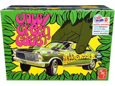 AMT SKILL 2 MODEL KIT 1965 FORD GALAXIE "JOLLY GREEN GASSER" 3-IN-1 KIT 1/25 SCALE MODEL BY AMT