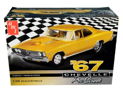 AMT SKILL 2 MODEL KIT 1967 CHEVROLET CHEVELLE PRO STREET 1/25 SCALE MODEL BY AMT