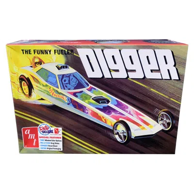 AMT SKILL 2 MODEL KIT DIGGER DRAGSTER THE FUNNY FUELER 1 BY 25 SCALE MODEL