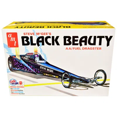 AMT SKILL 2 MODEL STEVE MCGEES BLACK BEAUTY WEDGE AA-FUEL DRAGSTER KIT FOR 1 BY 25 SCALE MODEL