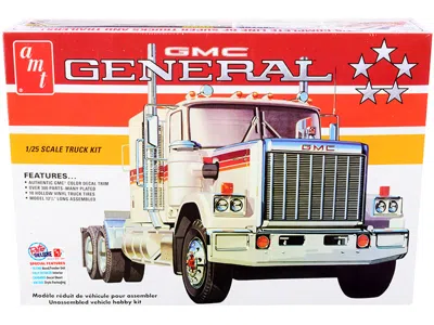 AMT SKILL 3 MODEL KIT GMC GENERAL TRUCK TRACTOR 1/25 SCALE MODEL BY AMT