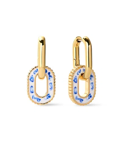 ANA LUISA ASH DOUBLE HOOP EARRINGS