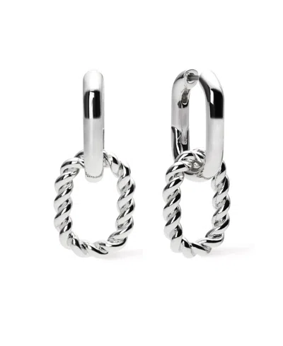 ANA LUISA ASH DOUBLE HOOP EARRINGS