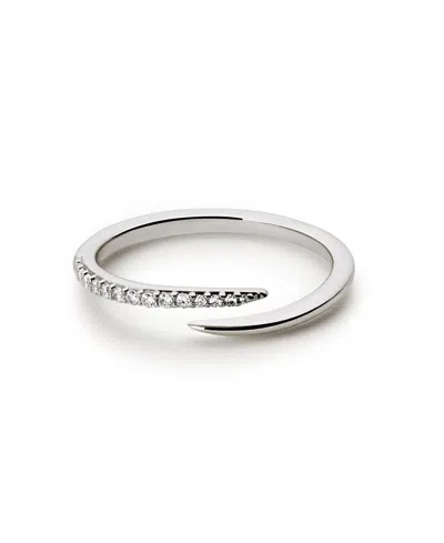 ANA LUISA BRASS OREN SILVER BYPASS RING