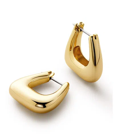 ANA LUISA COLENE CHUNKY GOLD HOOP EARRINGS