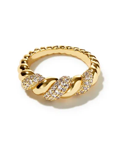ANA LUISA ROPE PAVE RING