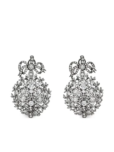 ANABELA CHAN 18KT BLACK GOLD MIRAGE DIAMOND EARRINGS