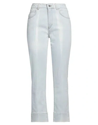 ANAII ANAII WOMAN JEANS BLUE SIZE 30 COTTON, ELASTANE