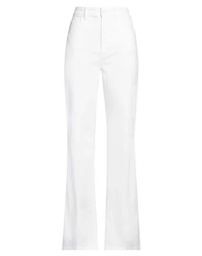 ANAII ANAII WOMAN PANTS WHITE SIZE 31 COTTON, ELASTANE