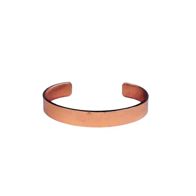 ANATOLIACRAFT MEN'S NEUTRALS MINIMALIST SOLID COPPER CUFF BRACELET