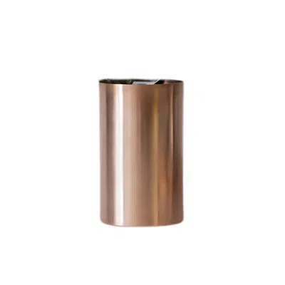 ANATOLIACRAFT NEUTRALS SOLID COPPER KITCHEN UTENSIL HOLDER